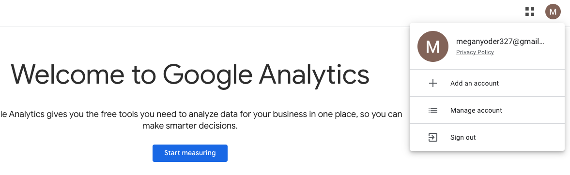 Google Analytics article