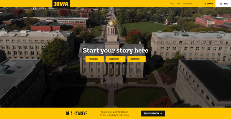 uiowa.edu website